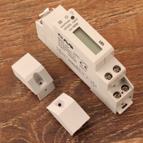   Subcontor unipolar, montabil pe șină, cu afișaj digital 5(50)A