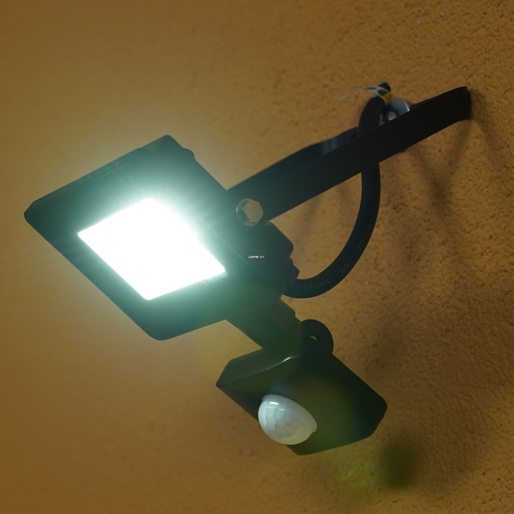 Reflector LED cu senzor de mișcare 20W, 1800lm, negru - EcoSpot2 GAO 8178H