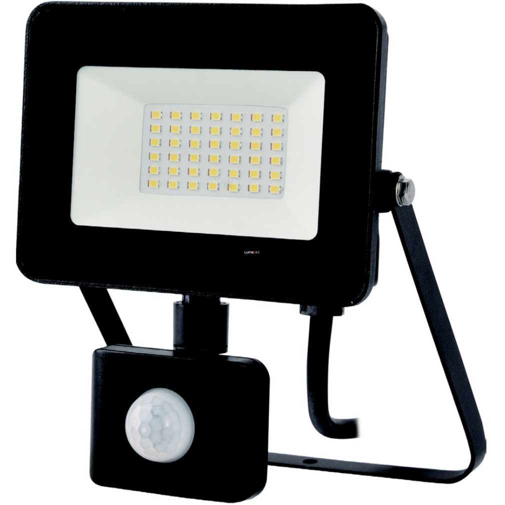 Reflector LED cu senzor de mișcare 30W, 3000lm, negru - EcoSpot2 GAO 8180H