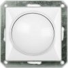 Dimmer fără ramă, alb (Opal)