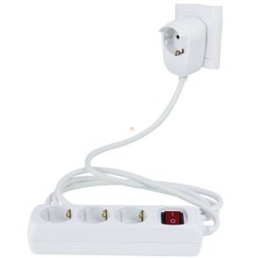   Distribuitor cu comutator cu patru căi, 2 metri (3x1,5 mm²)