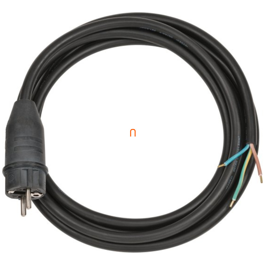 Cablu conector Euro fără mufă, 5m (3xG1,5mm2)