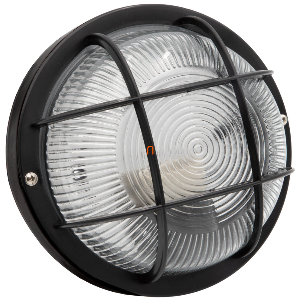 Lampa de navă cu grilaj de protecție, culoare neagră, rotundă - Brennenstuhl 1270700