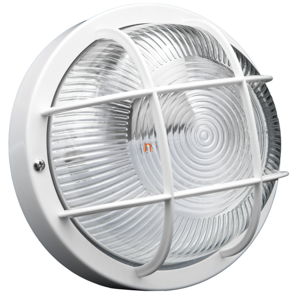 Lampă de navă cu grilaj de protecție, culoare albă, rotundă - Brennenstuhl 1270720