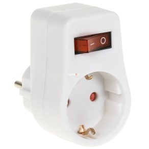   Priza cu împământare și întrerupător de lumină (max. 3500 W)