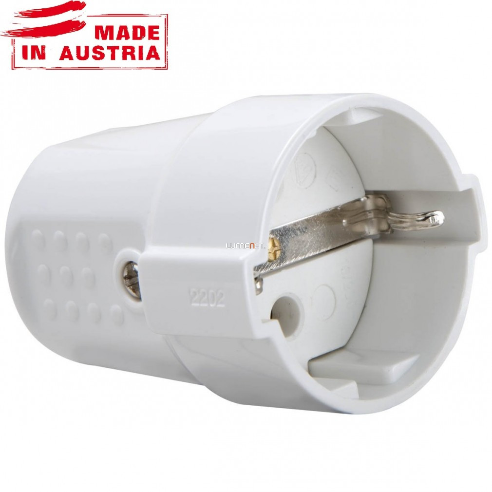 Plastic plug, white