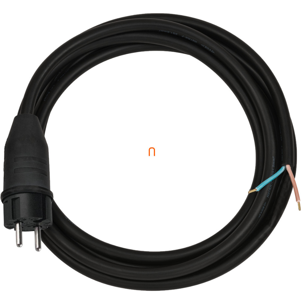 Cablu de conectare robust pentru exterior, fără priză, 3 m (2x1 mm2)