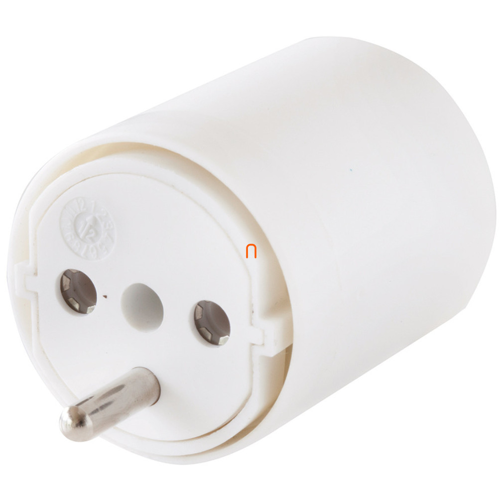 Adaptor fix DE-CH, alb 230V 3-polos