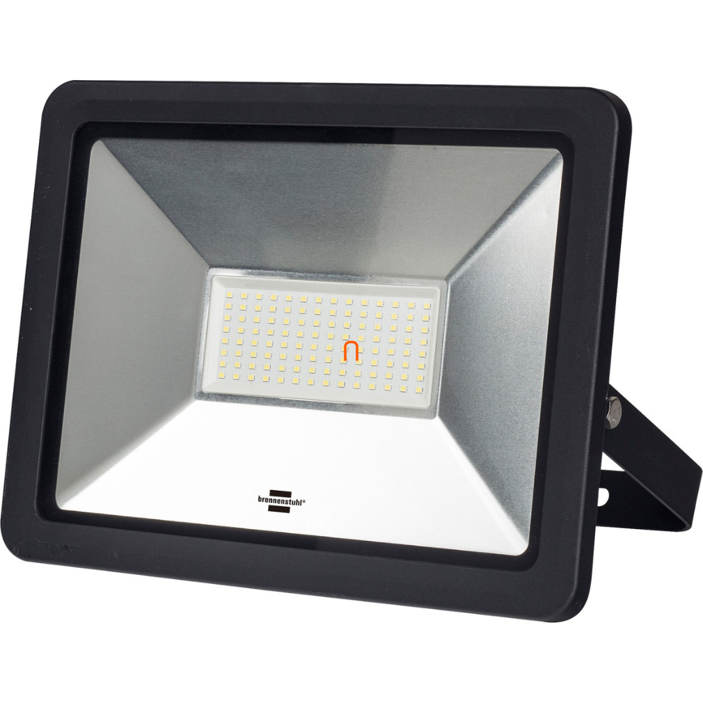 Proiector LED de exterior 99 W, 8400 lm, IP65, negru, cu bloc de prize