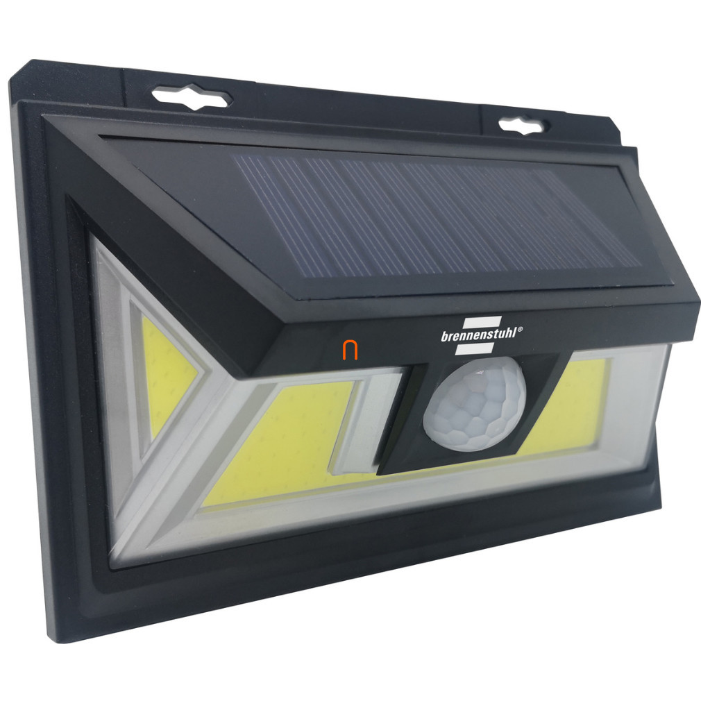 Lampa LED de exterior cu senzor de mișcare și panouri solare, 10,8x15,8 cm - Brennenstuhl 1171830