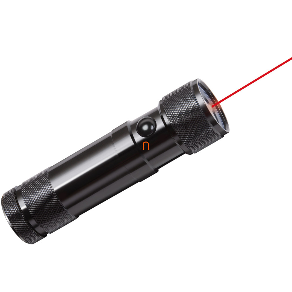 Lampă LED manuală cu indicator laser (Eco-Light)