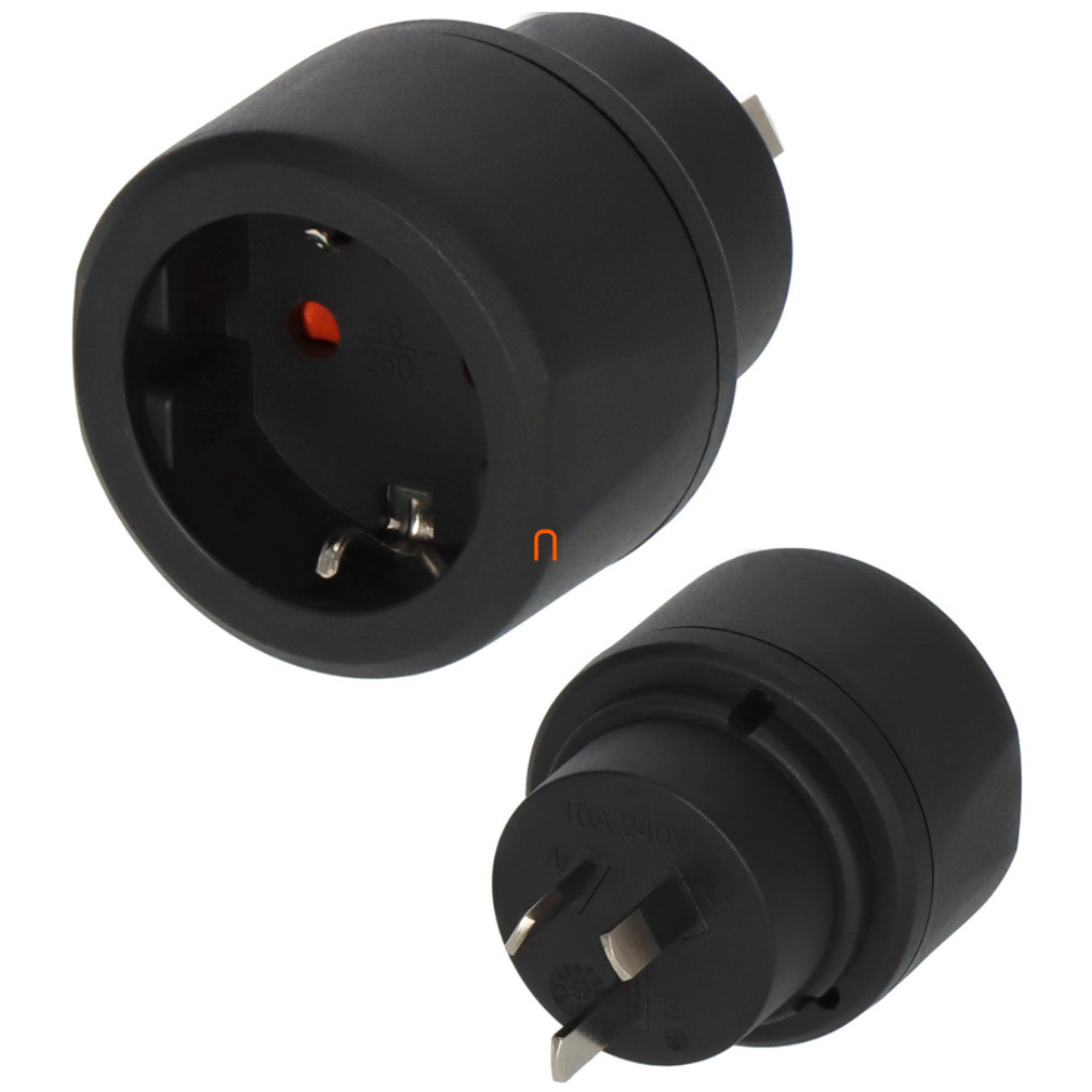 Adaptor de călătorie cu contacte de protecție - Australia, China
