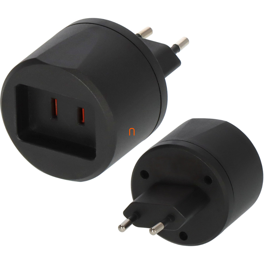 Adaptor de călătorie SUA - Euro 2,5A siguranță automată