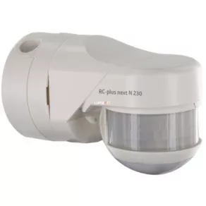   B.E.G. Luxomat RC-PLUS NEXT N 130 – Senzor de mișcare de exterior pentru montare pe perete, unghi de acoperire 130°, alb, 93321