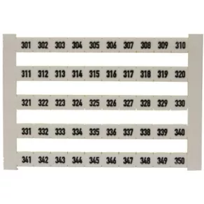   Număr de referință pentru bornă de legătură 301-350 alb DEK 6 FW 301-350 0468660301 Weidmüller
