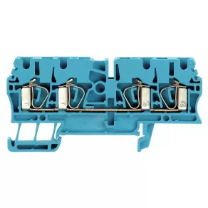   Conector de șină 2,5 mm² albastru ZDU 2.5/4AN BL 1608580000 Weidmüller