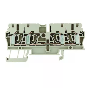   Conector de serie   2,5 mm² bej ZDU 2.5/4AN 1608570000 Weidmüller