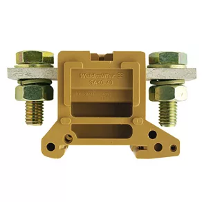   Clemă de legătură SAKG 40/35 II (10-95 mm²) TS35/KrG, IEC 1000 V/232 A, galben 0637720000 Weidmüller