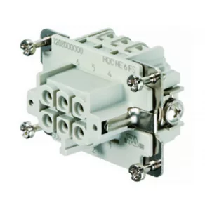   Insert de contact HDC, carcasă 500 V, 24 A, 6 poli, HDC HE 6 FS 1200200000 Weidmüller