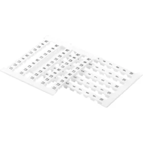   Etichetă pentru bornă, cu inscripție (U), albă DEK 5 GW U 0522761041 Weidmüller