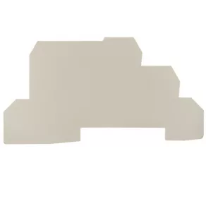   Weidmüller Placă de capăt pentru clemă de serie W WAP WDL2.5, bej, 1067800000