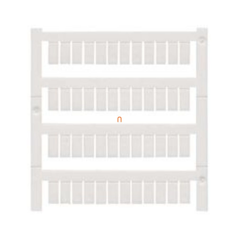 Marcator de rând alb WS 10/5 MC NE WS 1635000000 Weidmüller