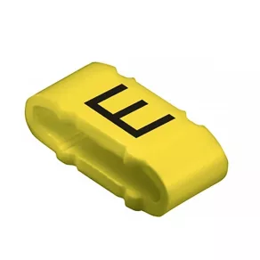   Marcator pentru conductori și cabluri, cu inscripție (E), galben CLI M 2-4 GE/SW E MP 1733651645 Weidmüller