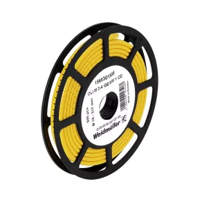   Litera de marcare pentru conductori și cabluri AC, galben CLI M 2-4 GE/SW AC CD 1568301752 Weidmüller