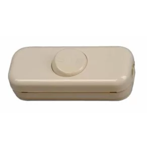 Întrerupător cu cablu KOPP 2P alb 193601008