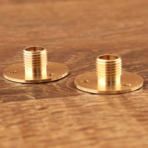 Șurub plat, 26 mm, cupru, 2 buc.