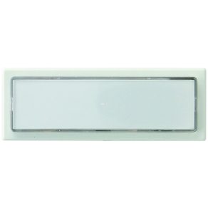 Buton sonerie cu plăcuță de identificare 1, alb, iluminat