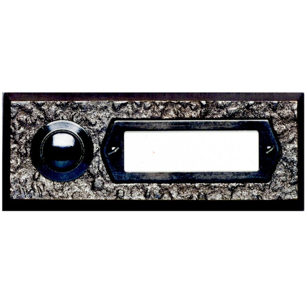 Buton de sonerie cu plăcuță de identificare 1 bronz