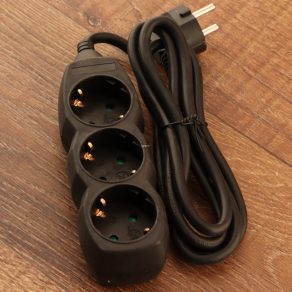 Distribuitor de masă cu 3 căi, 1,4 m, 3x1,5, negru