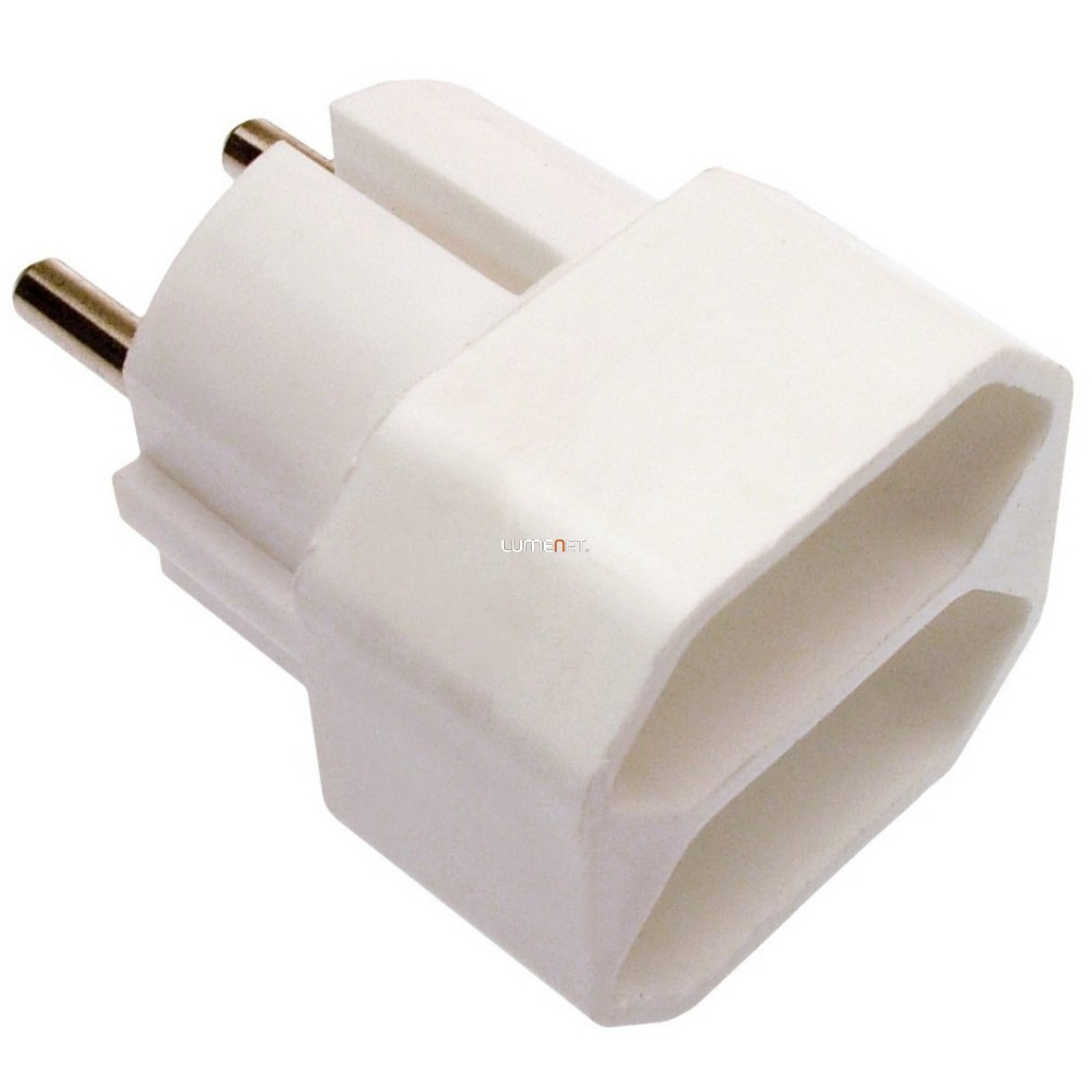 Distributor socket, ungrounded, double
