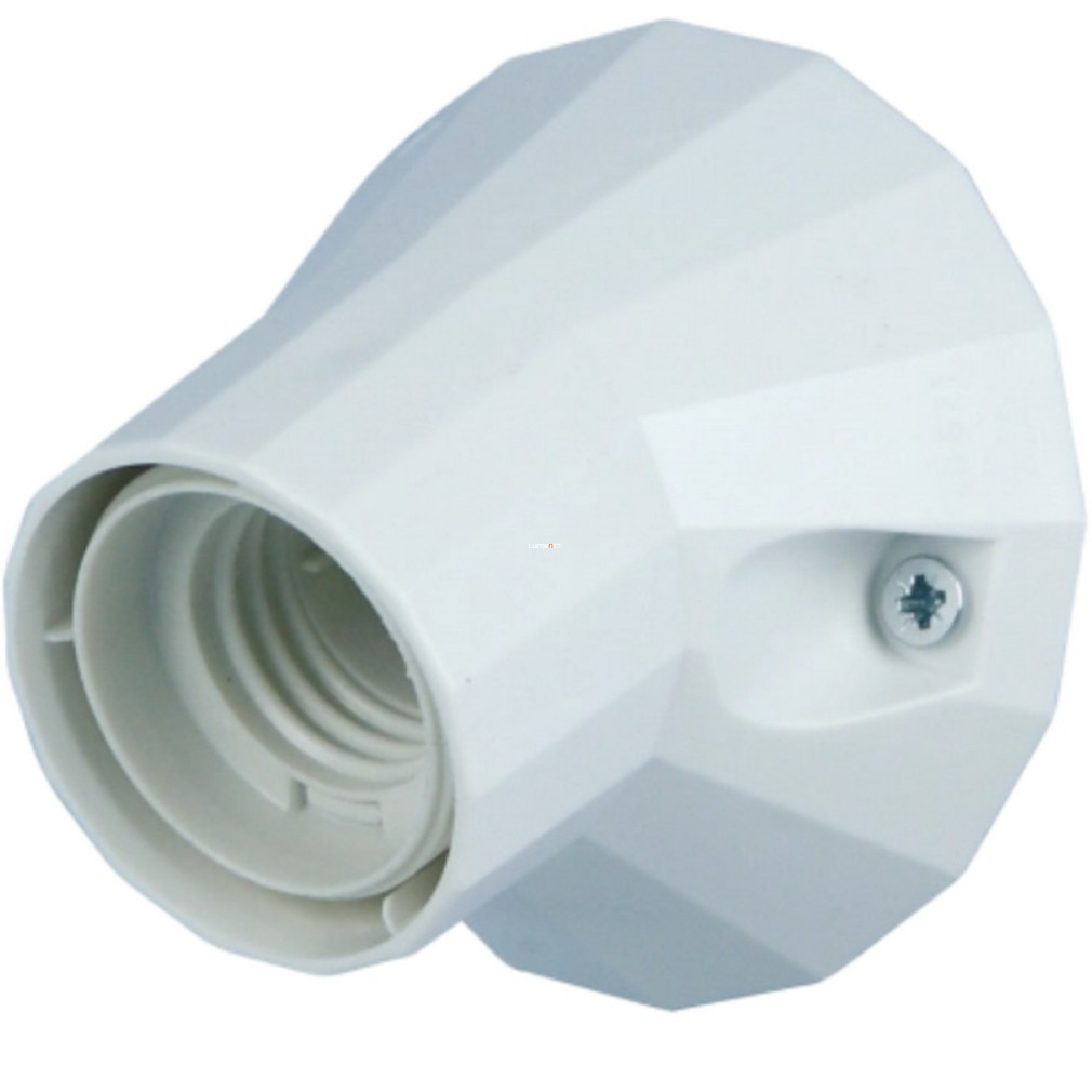 E27 soclu lateral, 83 mm alb