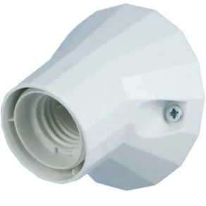 Difuzor de perete E27, 83 mm, alb