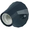 Difuzor de perete E27, 83 mm, negru