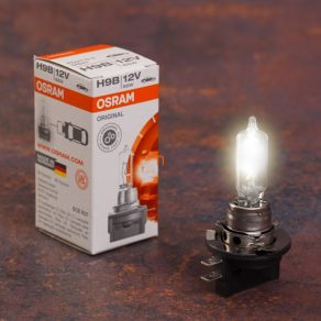   Bec halogen Osram Original Line 12V H9B pentru faruri, 12 V, 65 W, 2100 lm, soclu PGJY19-5, calitate OEM, iluminare fiabilă, 64243, 1 buc./cutie