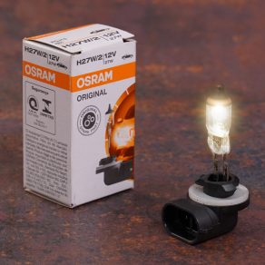   Bec halogen Osram Original Line 12V H27W/2, 12 V, calitate OEM fiabilă, design compact, 881, 1 bucată/cutie