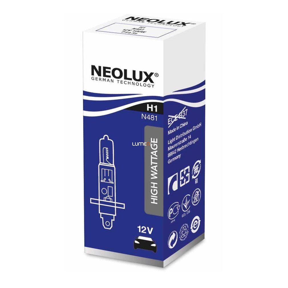 Neolux Power Rally N481 H1 12V bec offroad în cutie
