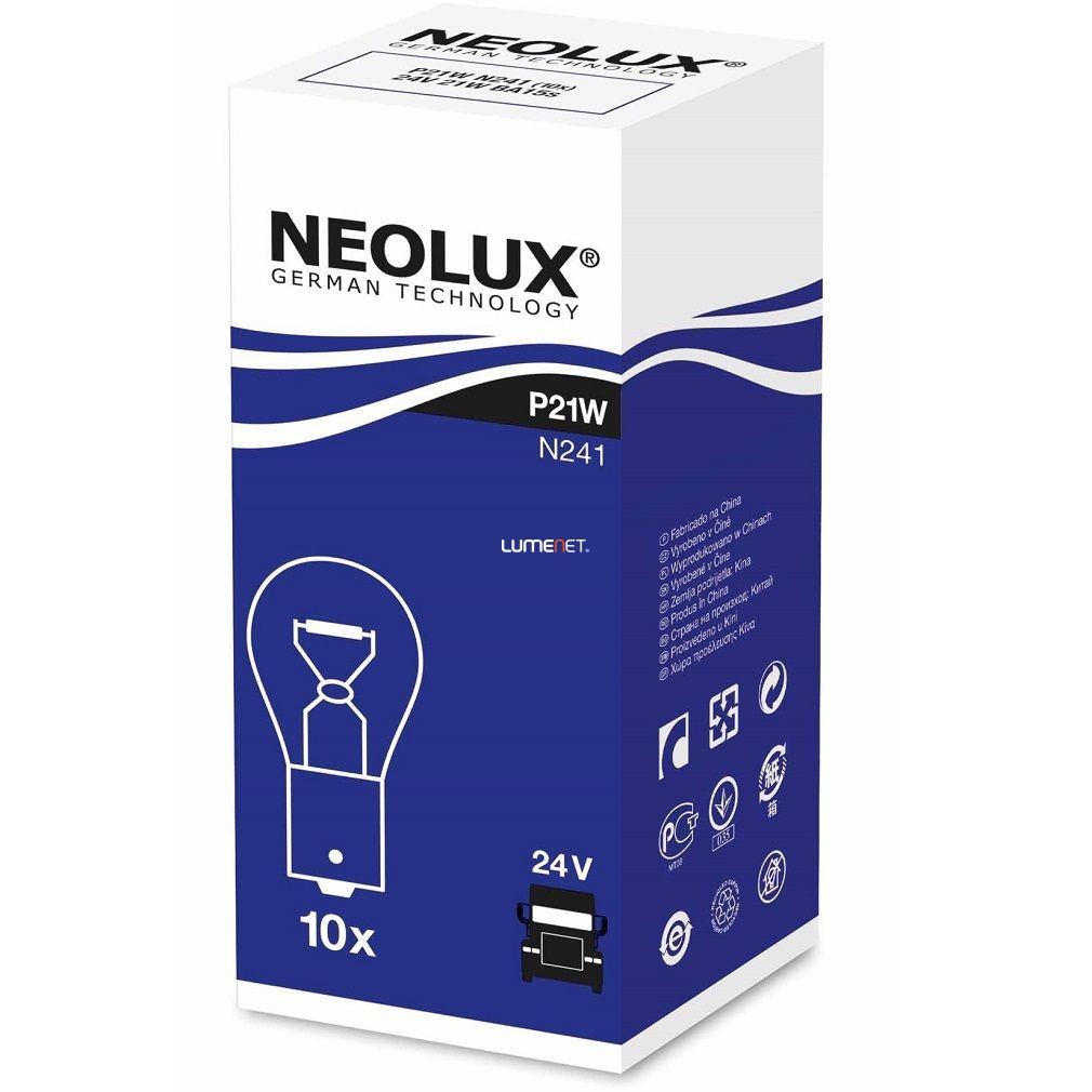 Neolux N241 P21W 24V indicator luminos 10 buc./pachet
