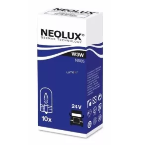   Bec pentru tabloul de bord Neolux N505 W3W 24V, 10 bucăți/pachet