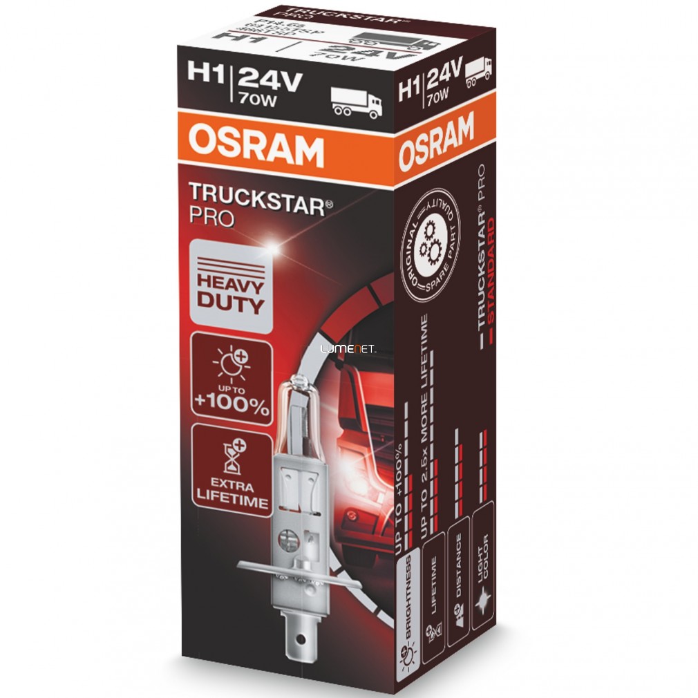 Osram Truckstar Pro 64155TSP H1 24V dobozos