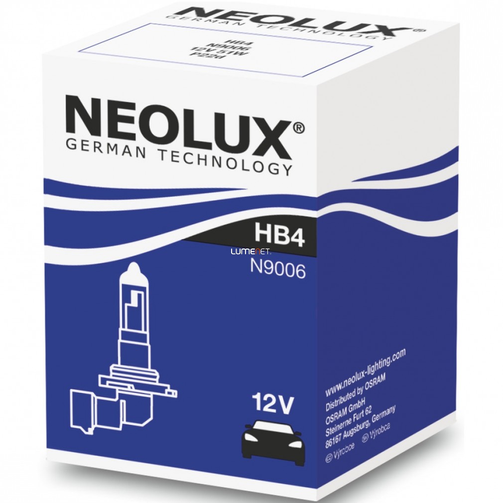 Neolux Standard N9006 HB4 12V dobozos