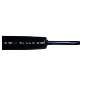   Tub termocontractabil 22-6 mm, cu strat de rășină, lungime 1 m, Cellpack SRH2 127418