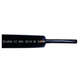   Tub termocontractabil 120-34 mm cu strat de rășină, 1 m Cellpack SRH2 127431
