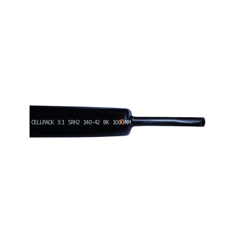 Tub termocontractabil 140-42 mm cu rășină, 1 m Cellpack SRH2 144013