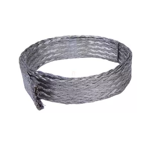 Bandă din împletitură de cupru, 16 mm², plată, 126337