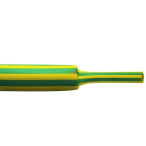   Tub termocontractabil 9,5-4,8 mm verde-galben 1,0 m cu pereți subțiri Cellpack SR1F 457295
