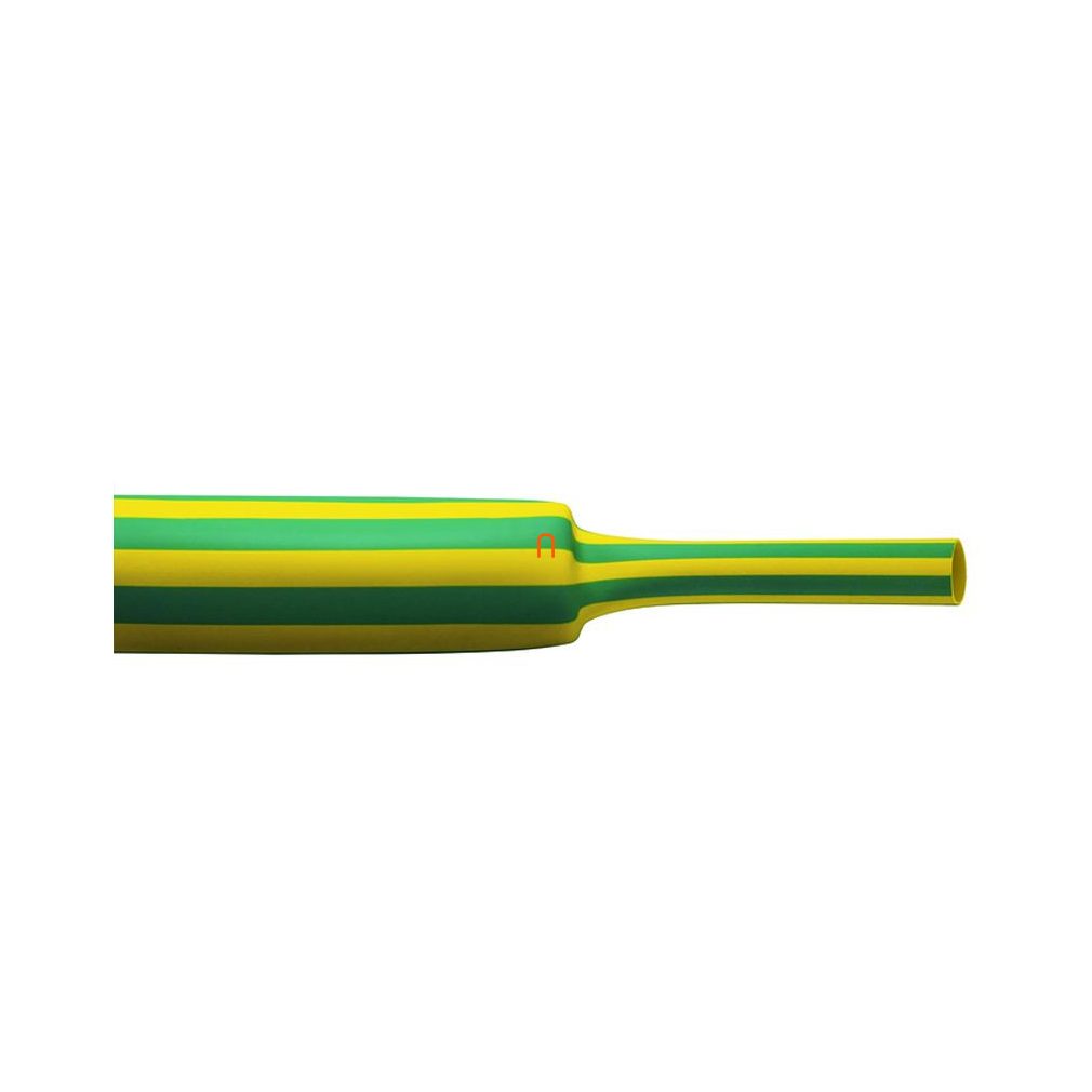 Tub de contracție 12,7-6,4 mm verde-galben 1,0 m cu pereți subțiri Cellpack SR1F 457296
